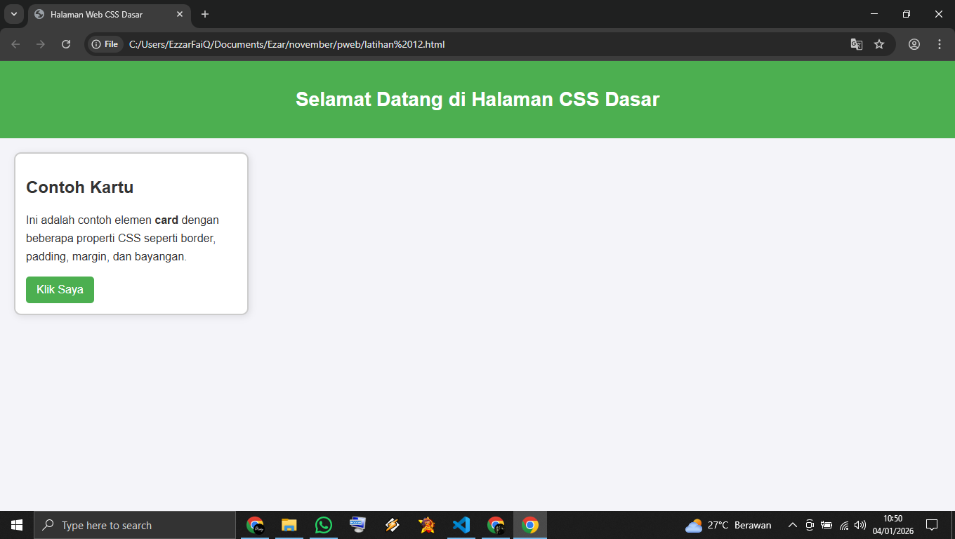 CSS Dasar